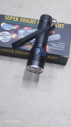 LED Rechargeable Flashlight Light