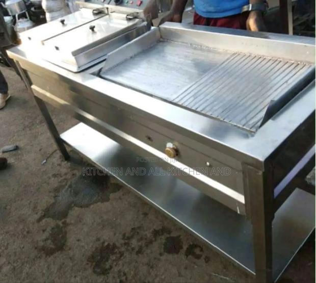 Combined Cooking Unit,Hotplate Double Frier