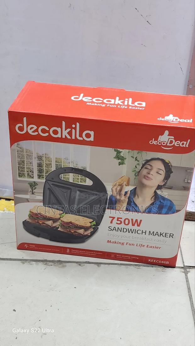 Decakila Sandwich Maker 750W - main view