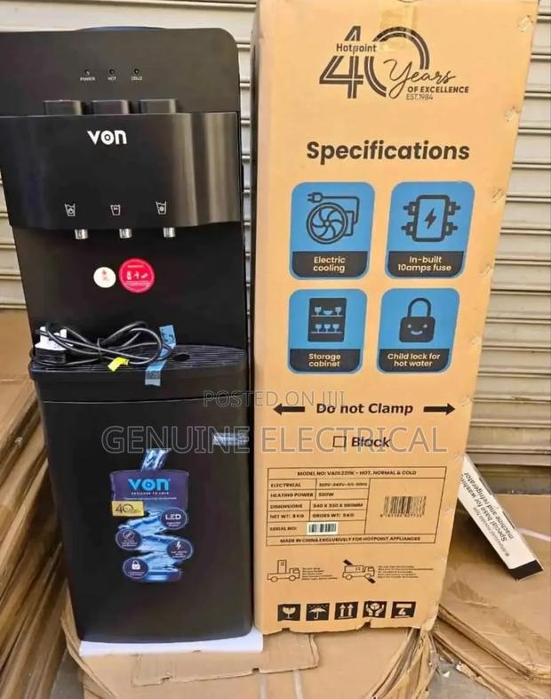 Von Dispenser 3TAPS Hot, Cold and Normal ,Compressor Cooling