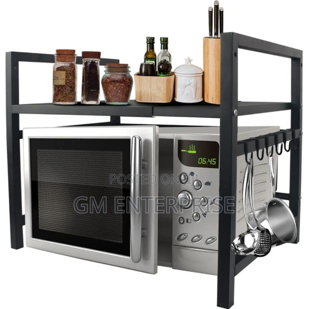 Expandable Metallic Microwave Stand