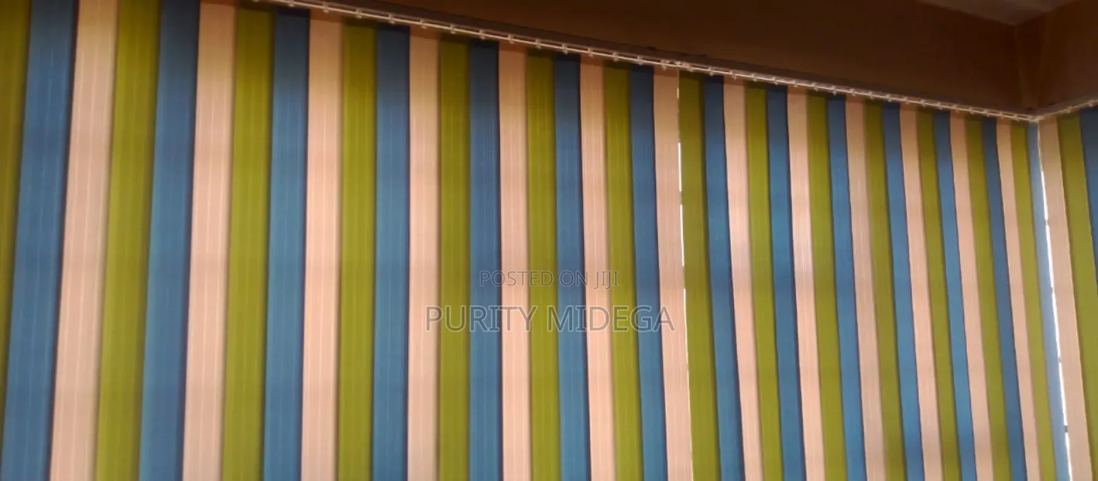 Green Fabrics Vertical Blinds