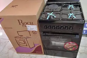 Roch - 60x60cm 3 Gas Burners + 1 Hotplate Cooker-Black