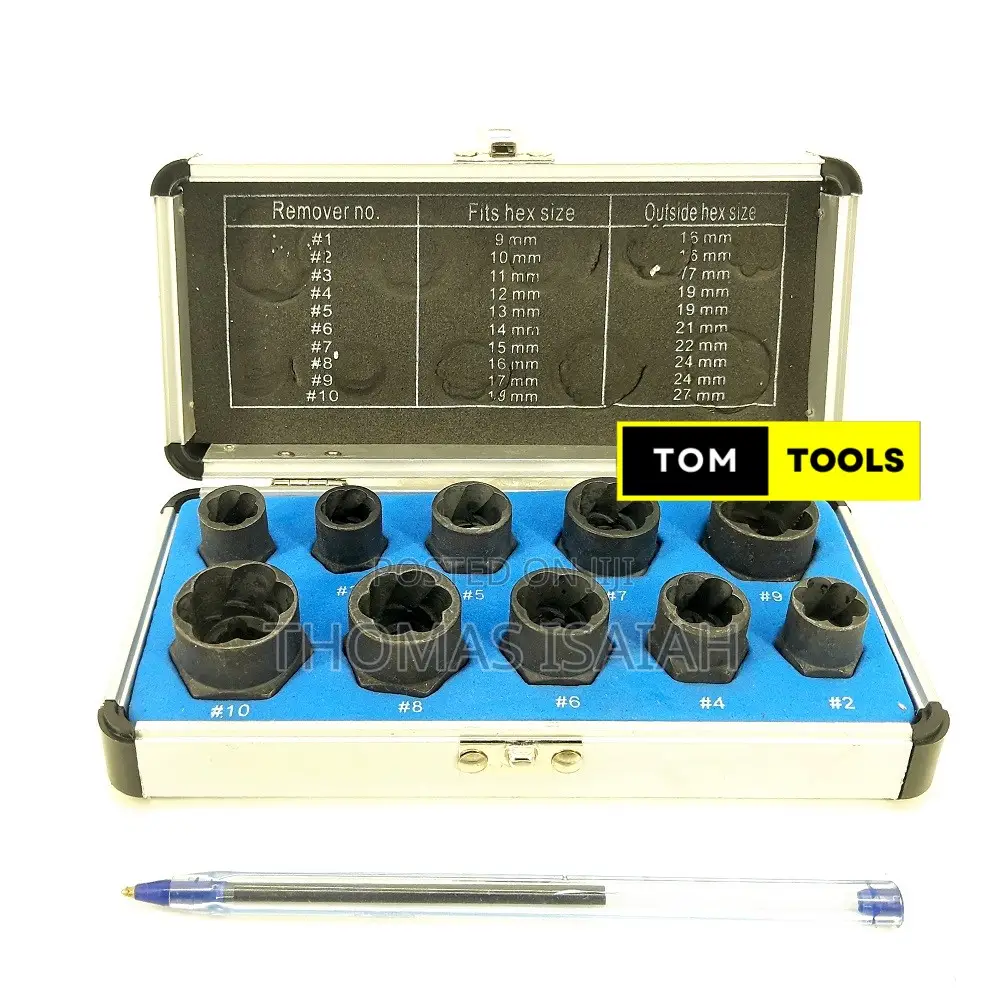10pcs Damaged Bolt Remover Set