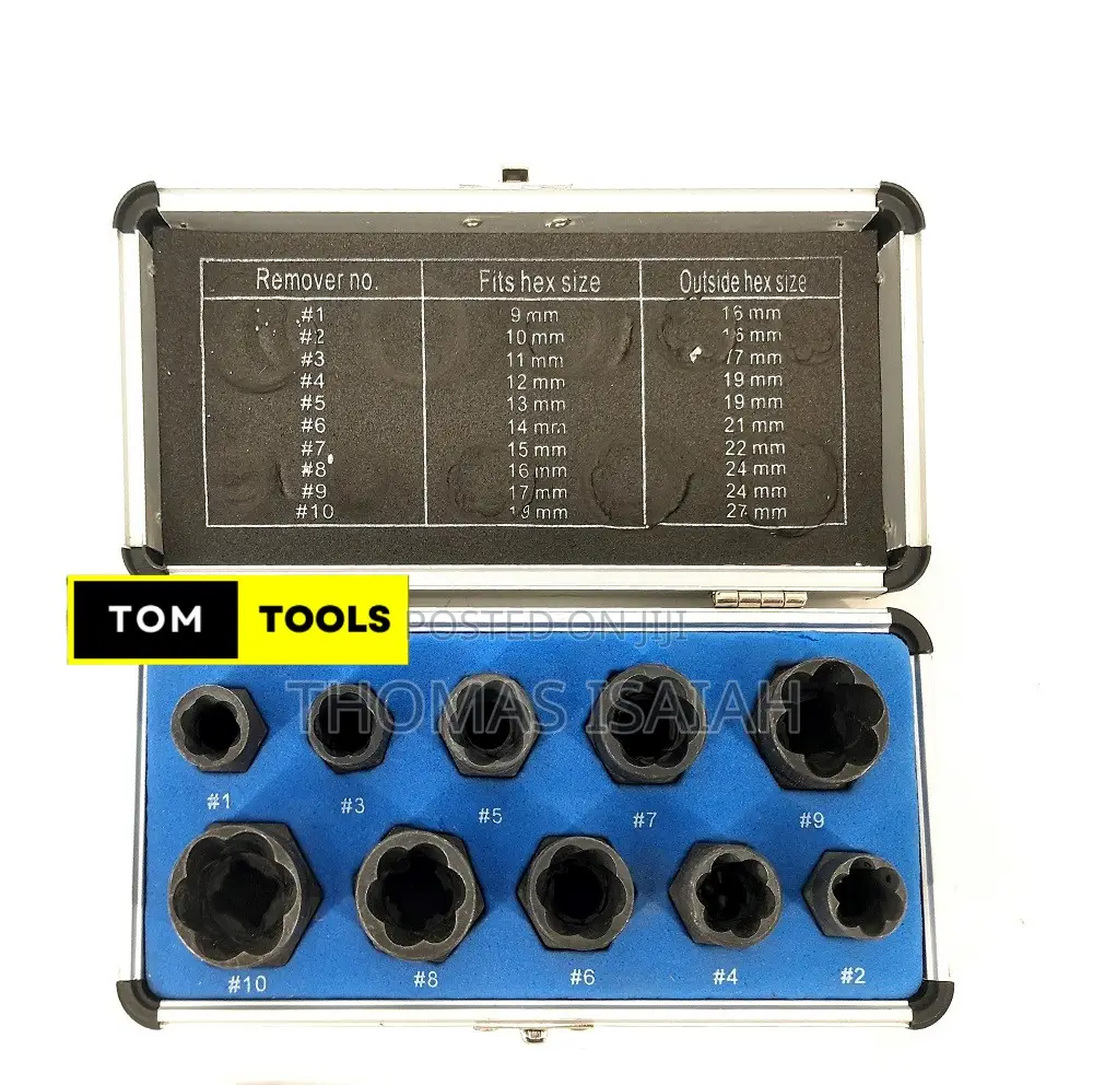 10pcs Damaged Bolt Remover Set