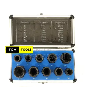10pcs Damaged Bolt Remover Set
