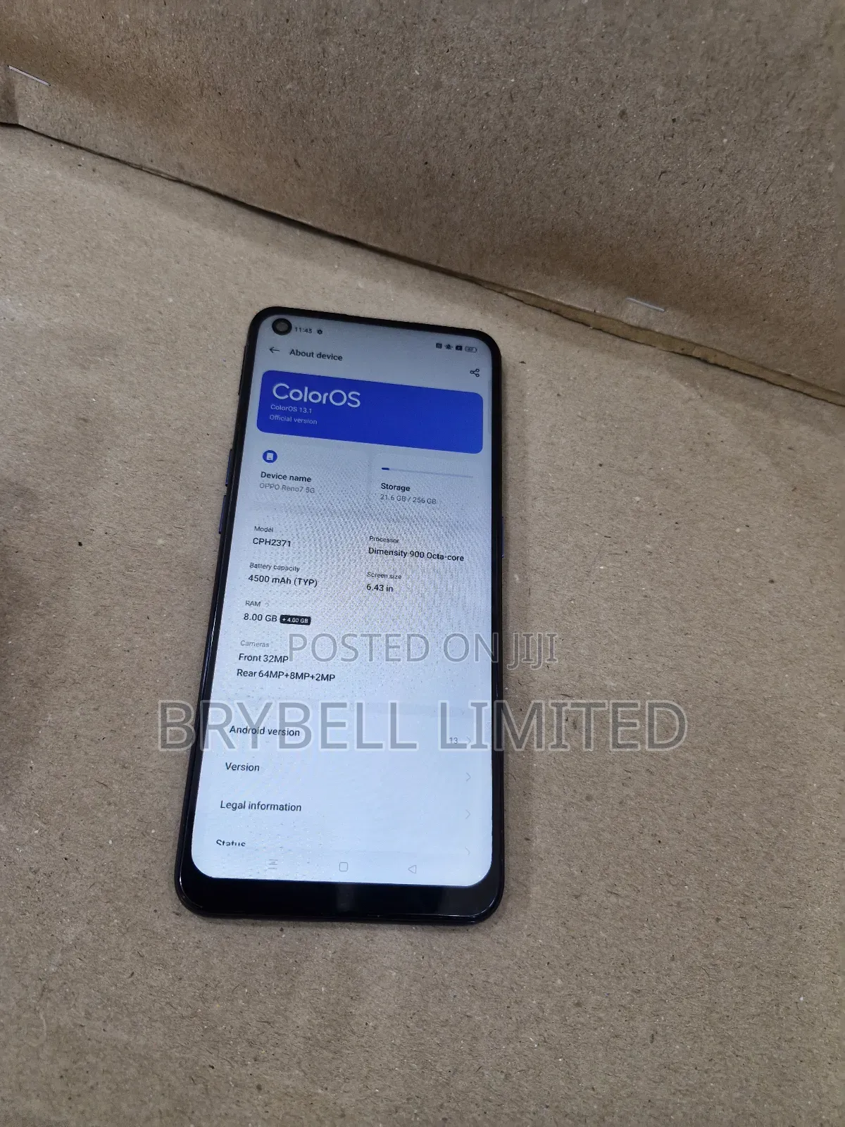 Oppo Reno7 5G 256 GB Blue