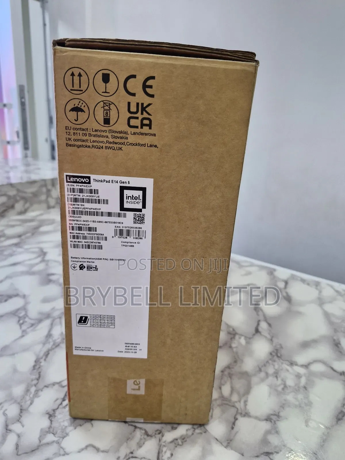 New Laptop Lenovo ThinkPad E14 G5 16GB Intel Core I5 SSD 512GB