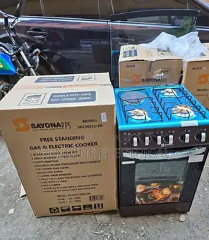 Free Standing 3 Gas + 1 Electric Sayona Cooker