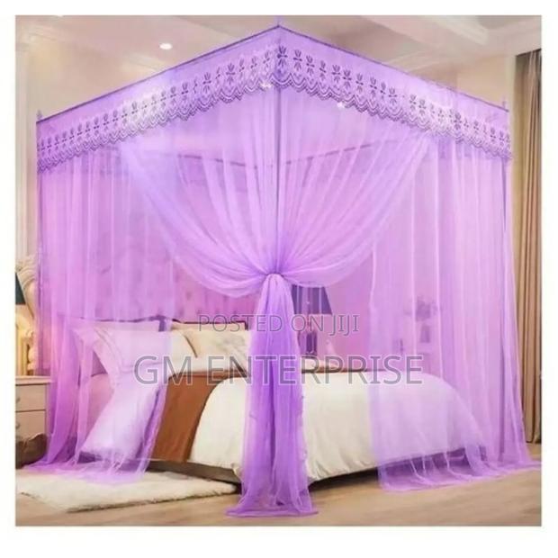 6*6 Mosquito Net With Four Metallic Stand