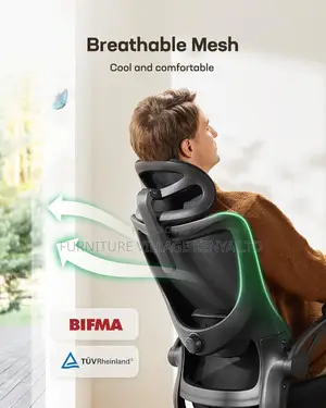 Office Computer Desk Chair With High Back Mesh