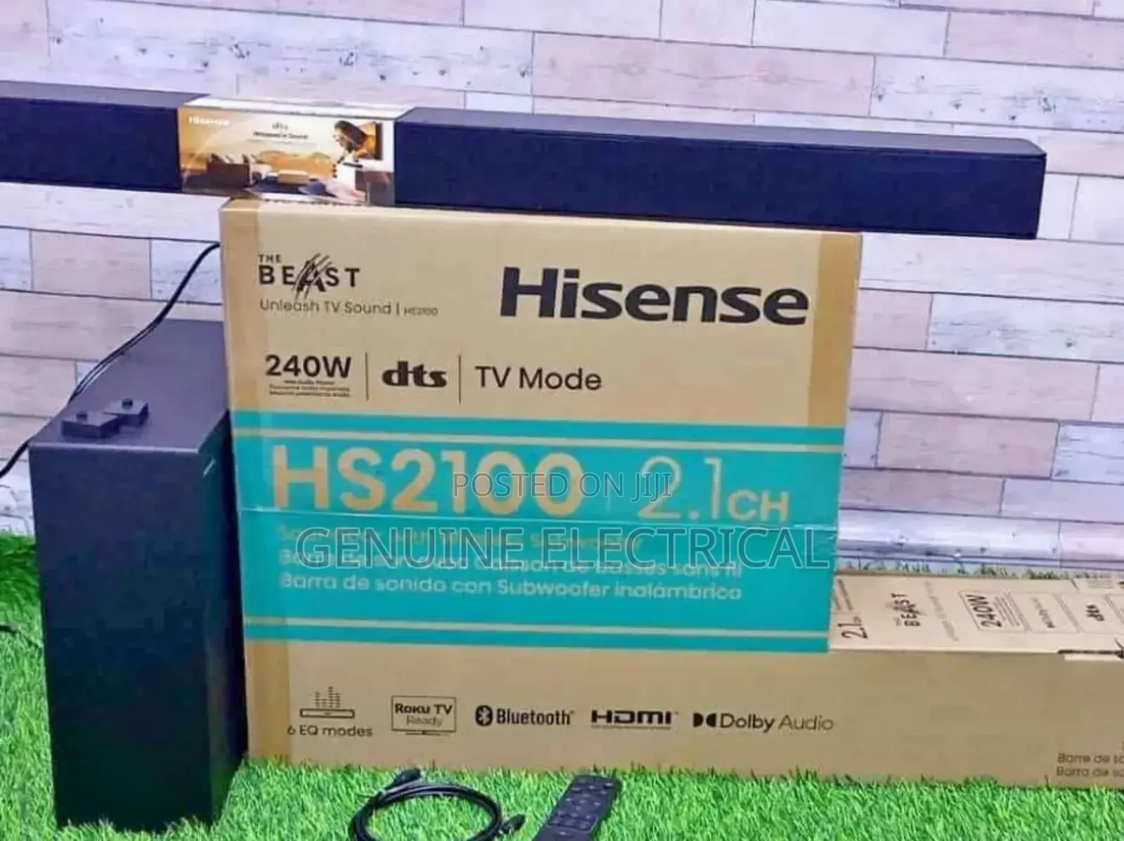 HS 2100 2.1 Hisense Sound Bar