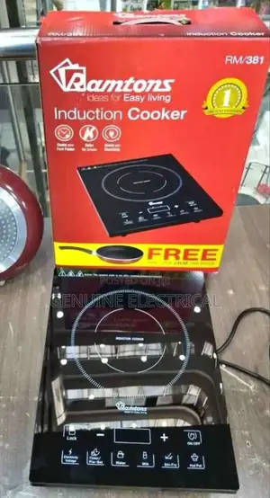 Ramtons Induction Cooker With Free Nonstick Pan