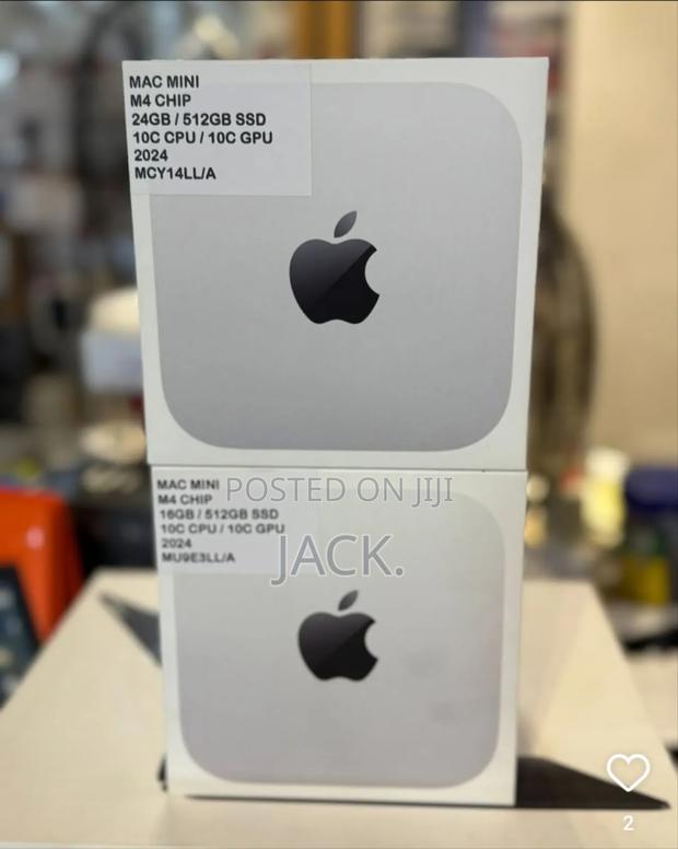 New Desktop Computer Apple Mac Mini M4 24GB Apple M4 SSD 512GB - main view