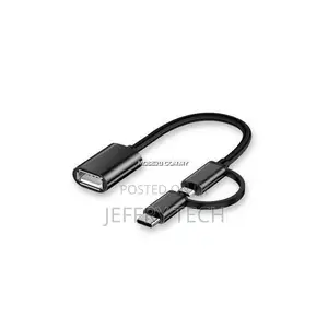 USB OTG Adapter 2 in 1 Cable Type C to Micro USB OTG Adapter