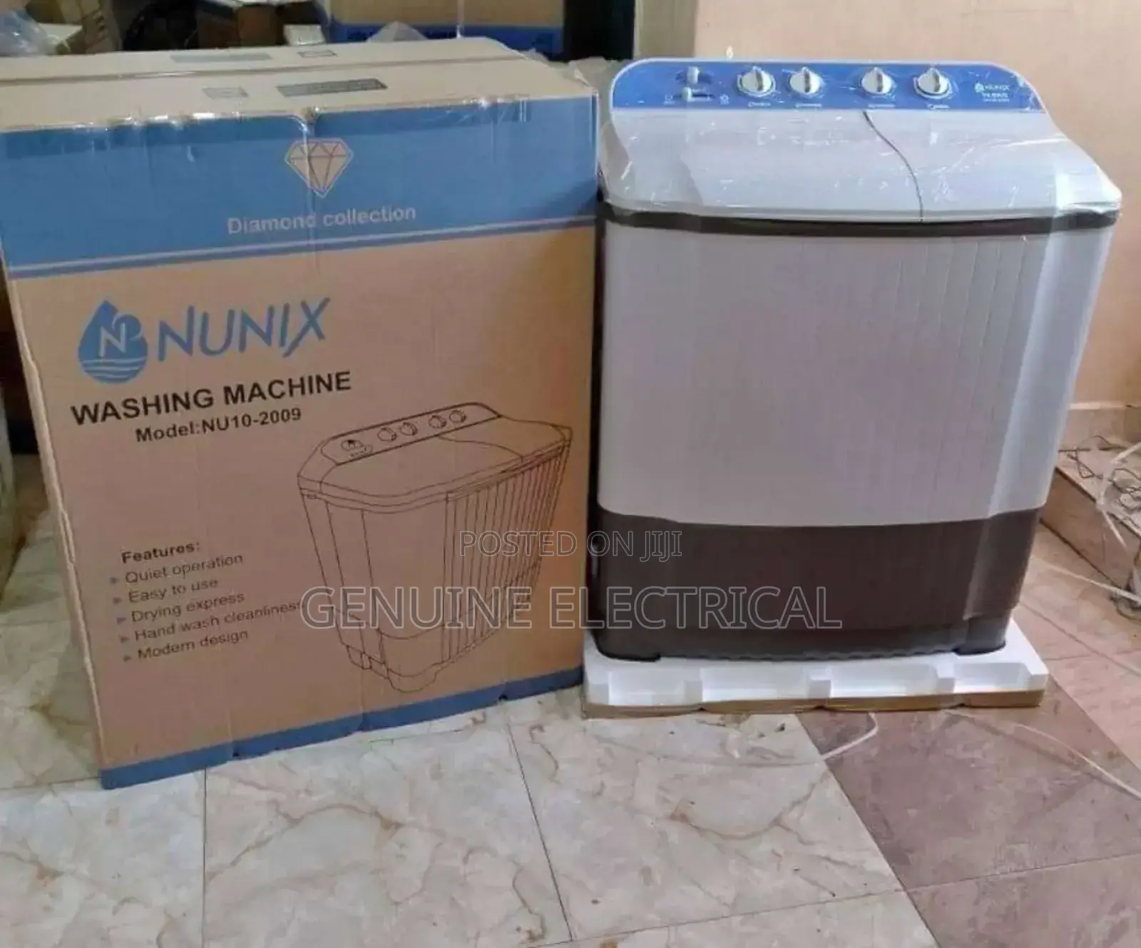 Washing Machine Nunix 10kg Twin Tub Top Load