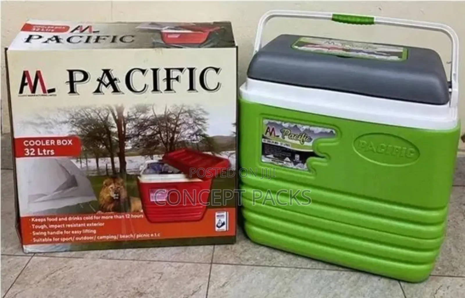 25L Pacific Cooler Box With Handle.