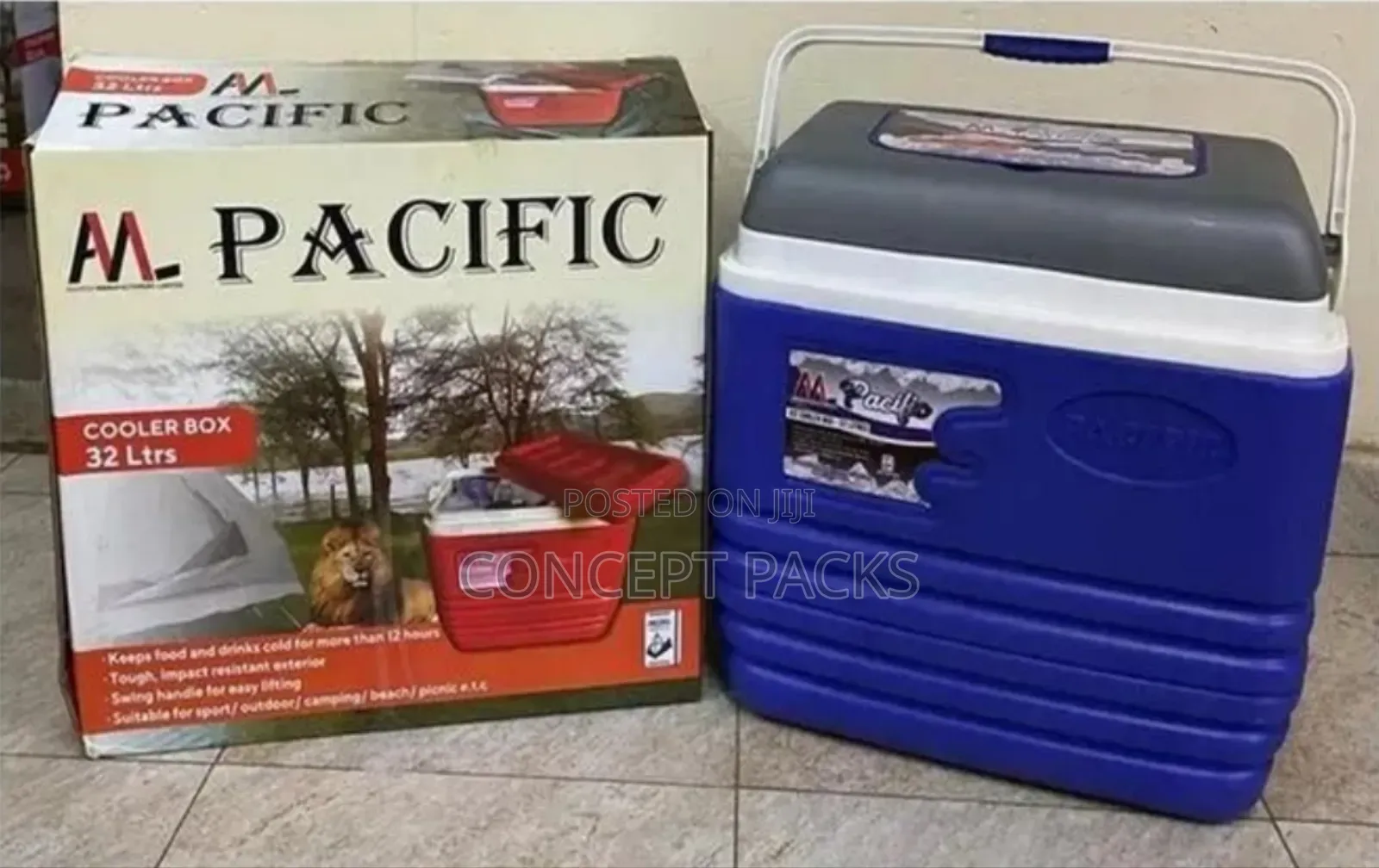 25L Pacific Cooler Box With Handle.