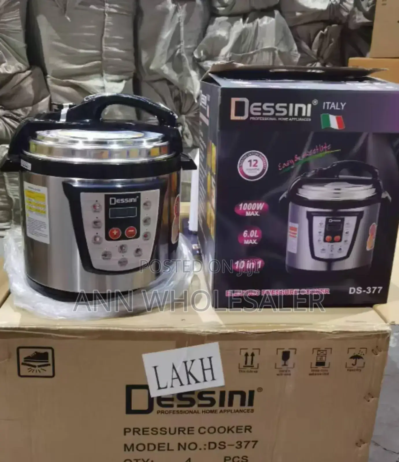 New Arrivals 6 Litre Dessini Electric Pressure Cooker CL-5