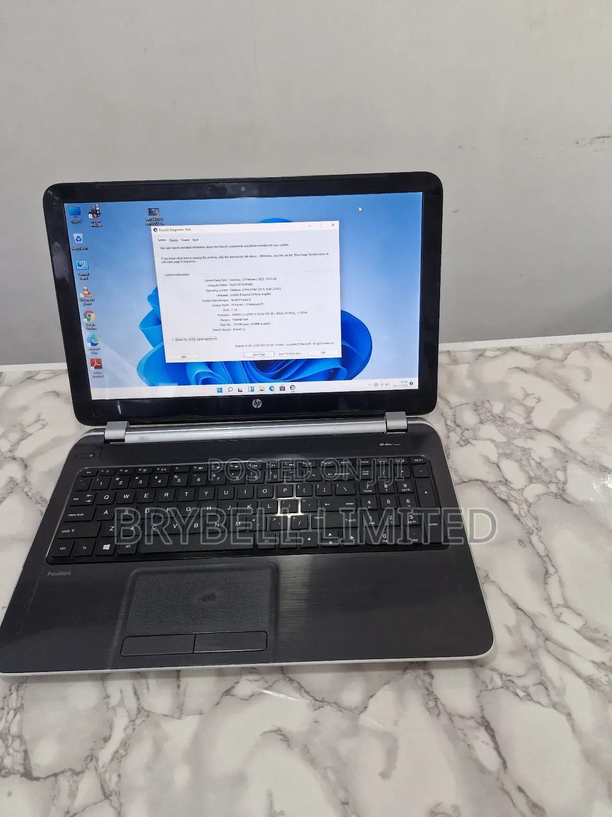 Laptop HP Pavilion 15 4GB Intel Core I3 HDD+SSD 500GB