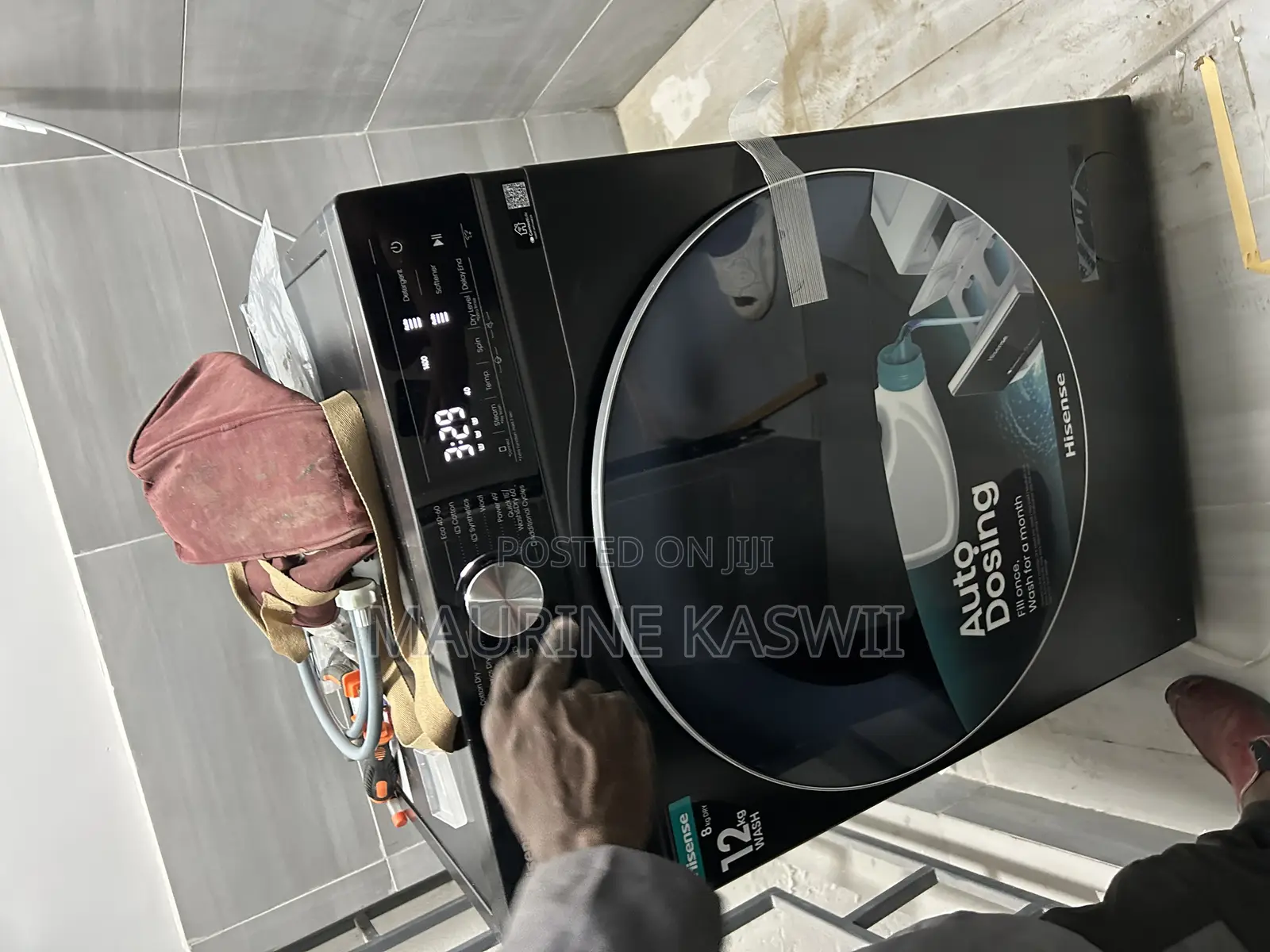 Hisense 12 Kg Washer 8 Kg Dryer Smart Washing Machine 12/8kg