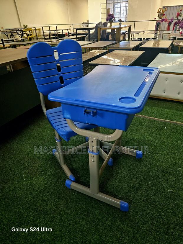 Plastic Study Tables and Chairs - main view