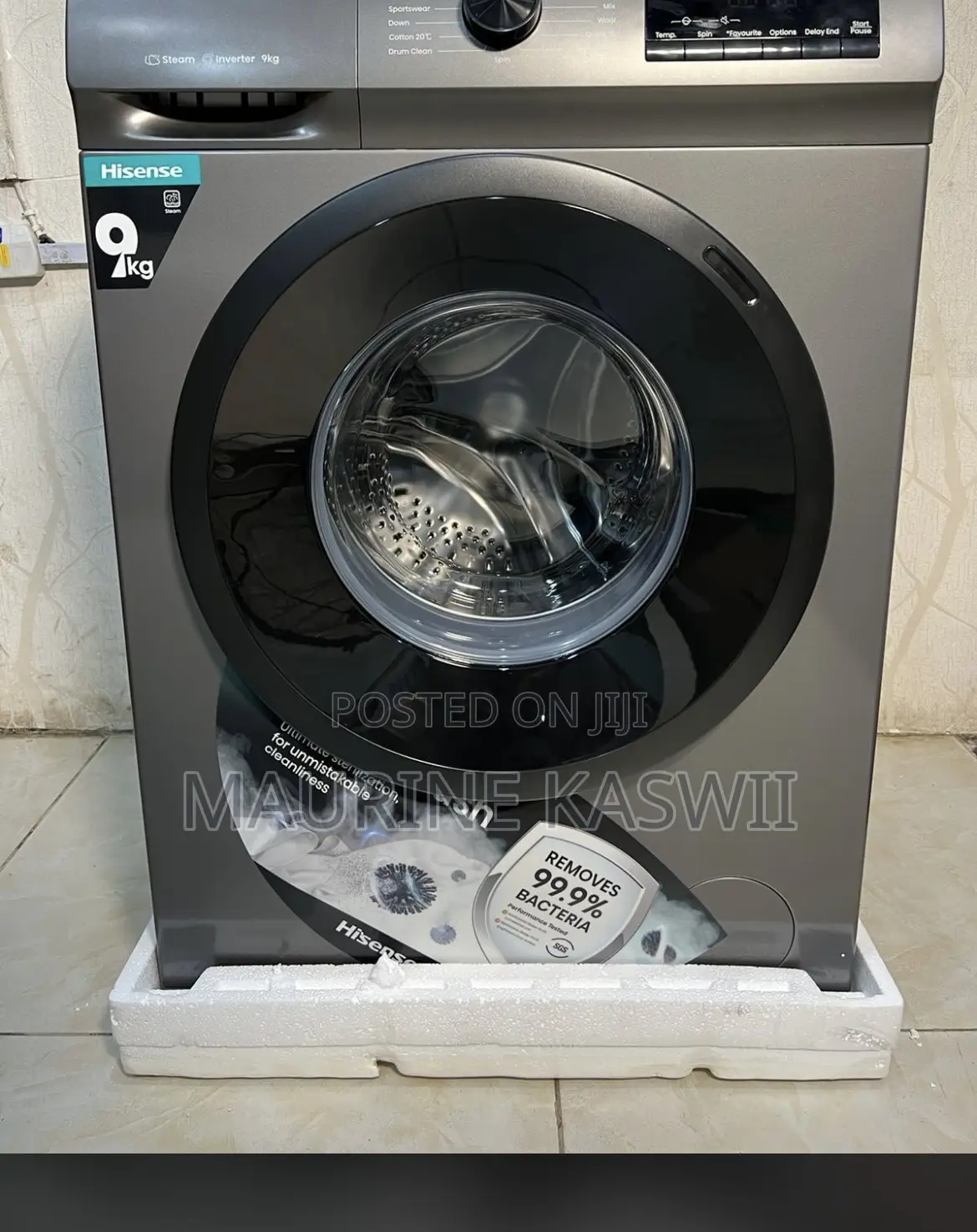 9 Kg Hisense Wash $ Spin