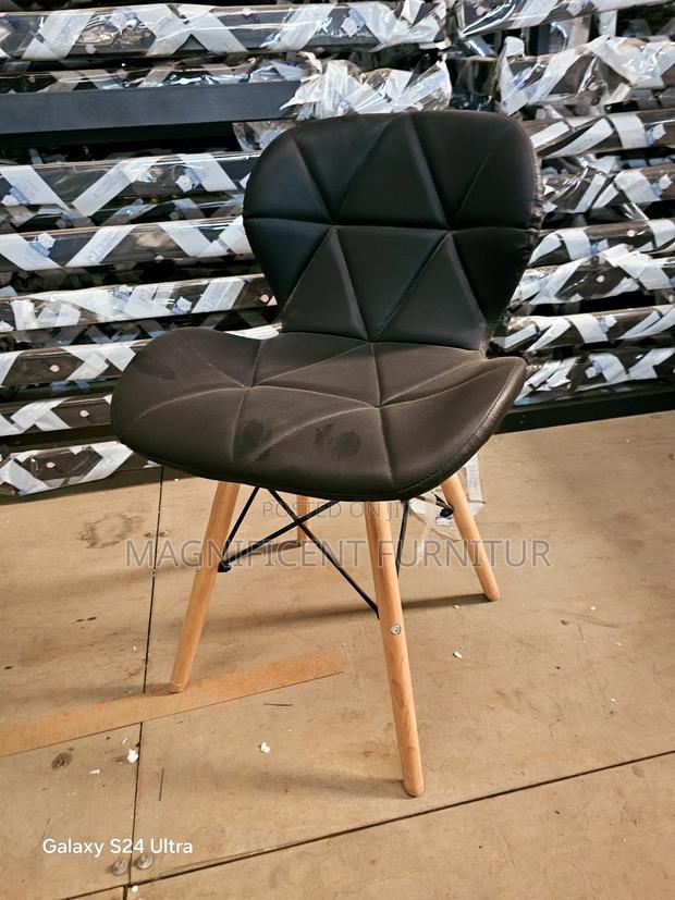 Leather Ideal Eames Chairs - main view
