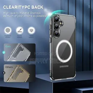 Crystal Clear Transparent Magsafe for Samsung Galaxy S24 5G