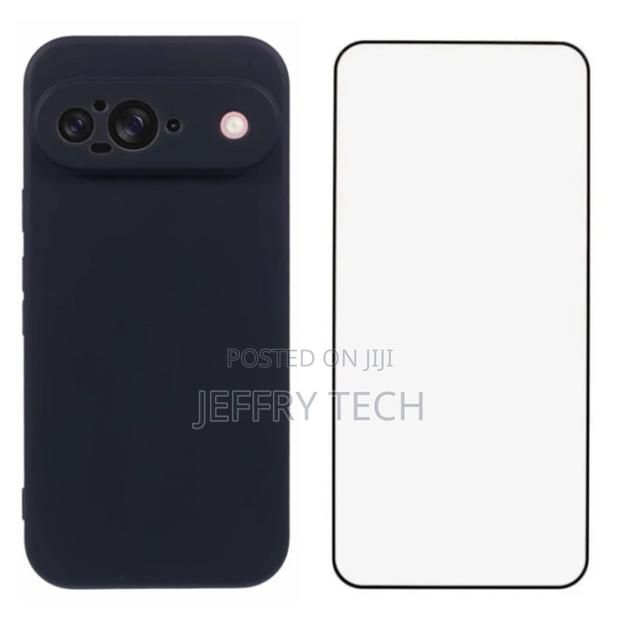 Google Pixel 9 Silicone Case and Screen Protector WANLONFENG