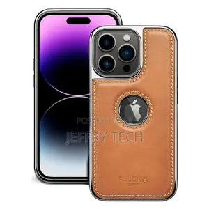 iPhone 15 Pro Max Premium Quality Luxurious Leather Case -