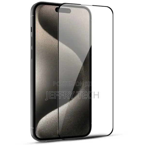 iPhone 15 Pro Max Anti Glartempered Glass - Anti Fingerprint