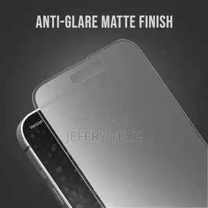 iPhone 15 Pro Max Anti Glartempered Glass - Anti Fingerprint