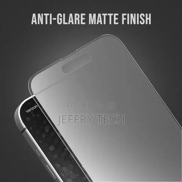 iPhone 15 Pro Max Anti Glartempered Glass - Anti Fingerprint