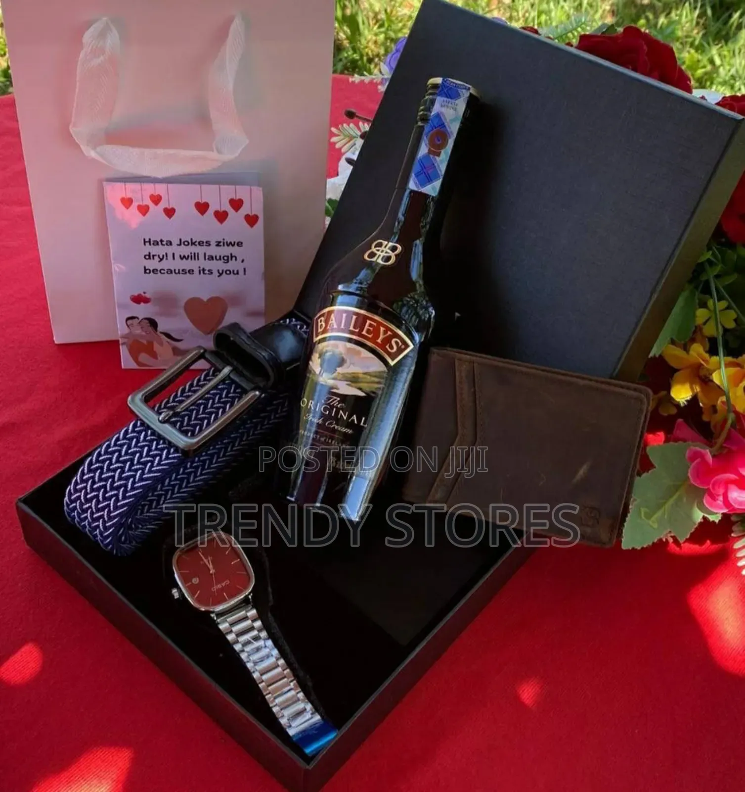 Men's Valentine's Gift Set With Bailey's