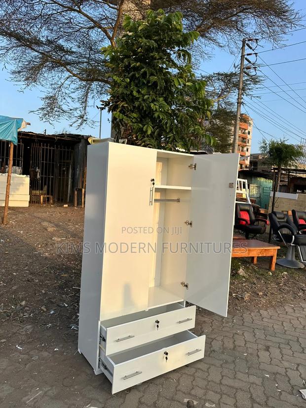 Spacious Wardrobe With Hanging Space and Bottom Drawer - main view
