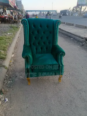 King Chair or Pedicure Seat, Green ,