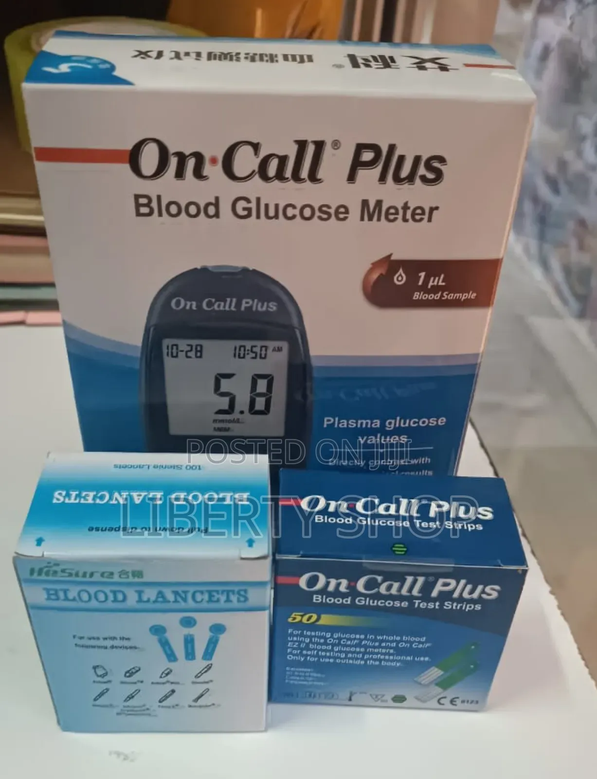 On Call Plus Glucometer and Kits