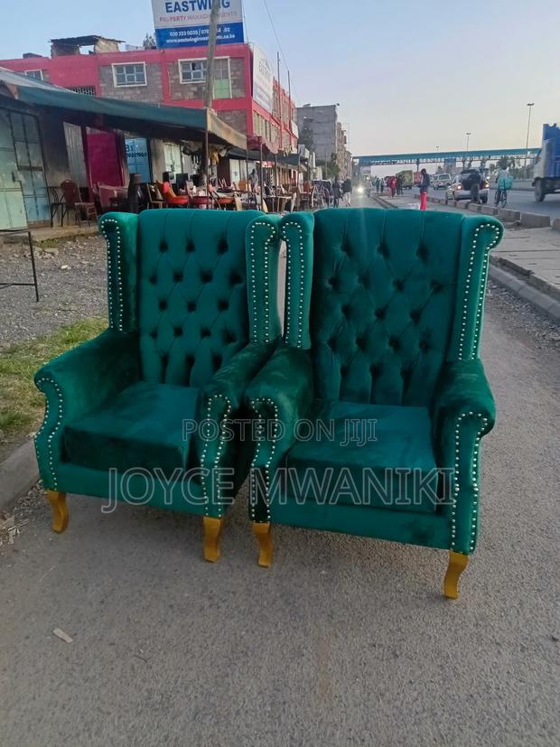 2 Green Pedicure Seats - main view