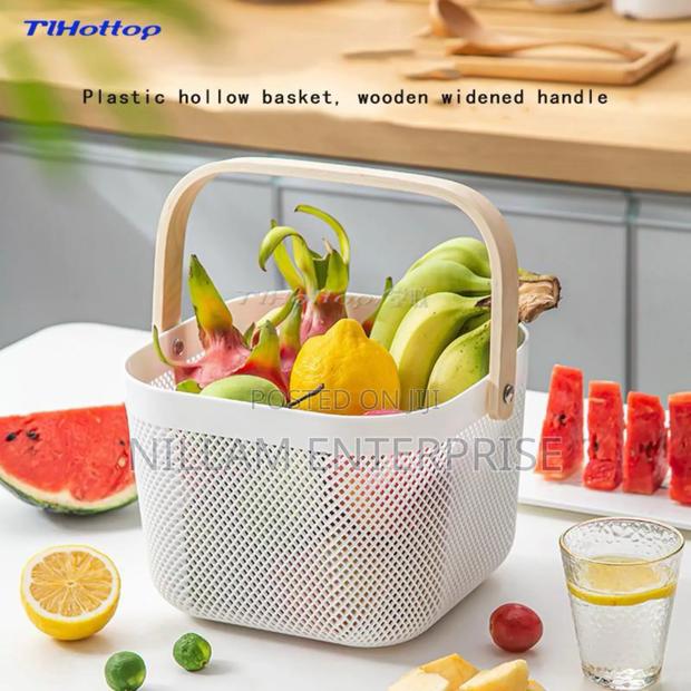 *Portable Plastic Storage Basket - thumbnail 4