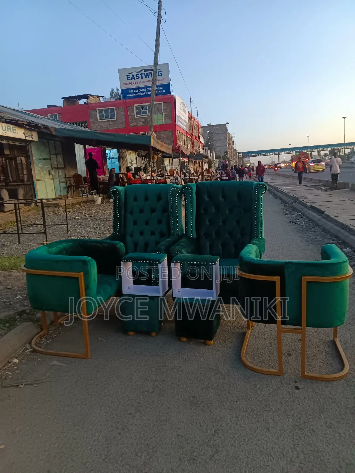 Pedicure Seats and Manicure Seats, Emarld Green 