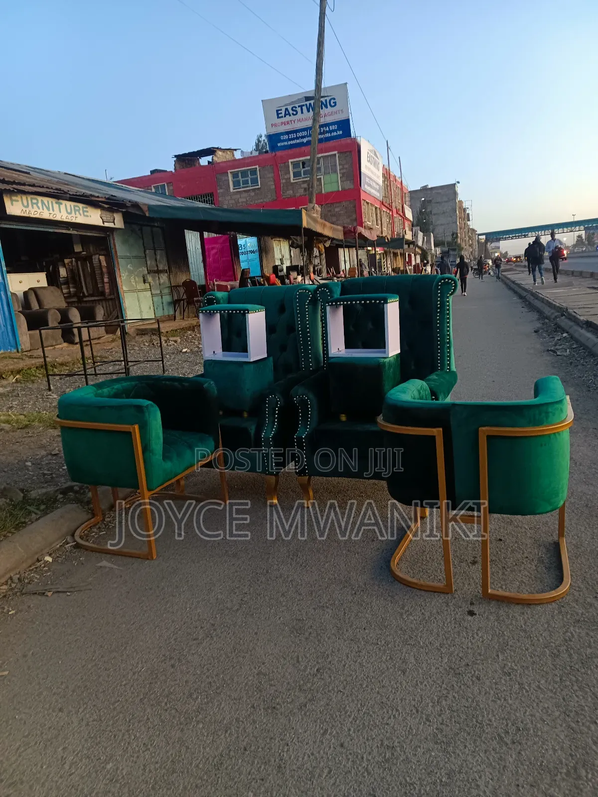 Pedicure Seats and Manicure Seats, Emarld Green 