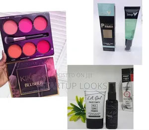 Blush Palette, Setting Spray, Primer, Power Grip Primer