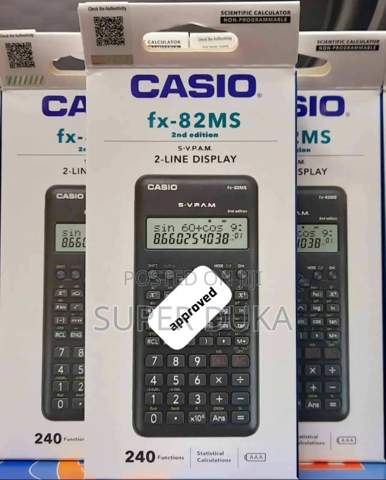 Scientific Calculator Fx-82ms. 2nd Edition Casio.