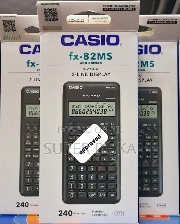 Scientific Calculator Fx-82ms. 2nd Edition Casio. - main view