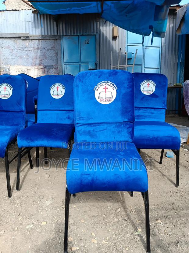 Church Chai, Blue Without Armrest  - thumbnail 2