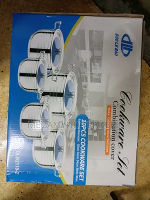 10pc Stainless Steel Sufuria Size 30cm,32cm,34cm,36cm, 38cm