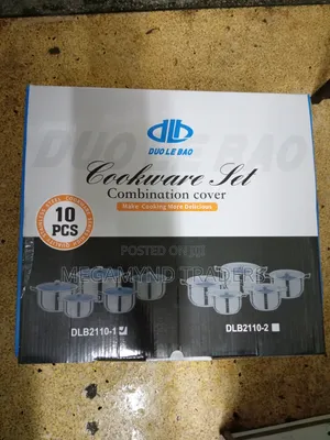 10pc Stainless Steel Sufuria Size 30cm,32cm,34cm,36cm, 38cm