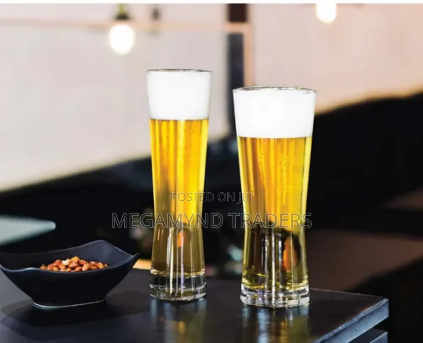 6pc Beer Glass 655ml / Ocean Tall Bar Glass