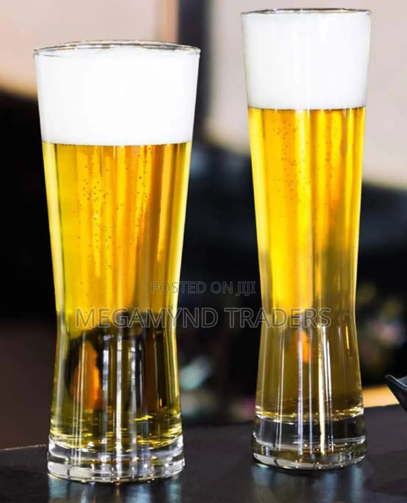 6pc Beer Glass 655ml / Ocean Tall Bar Glass